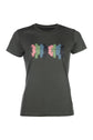 hkm mirror riding t shirt soft comfortable fabric grey