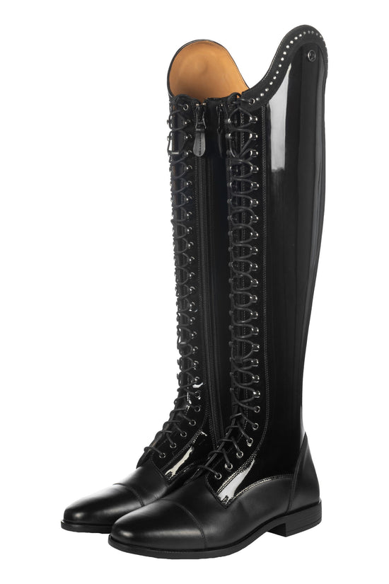Leather riding boots