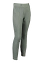 Comfortable riding leggings for children with horse motif design sage