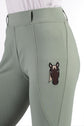 Girls horse riding leggings with full seat and mobile pocket