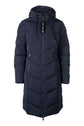 hkm quilted coat toronto insulated water resistant riding coat blue
