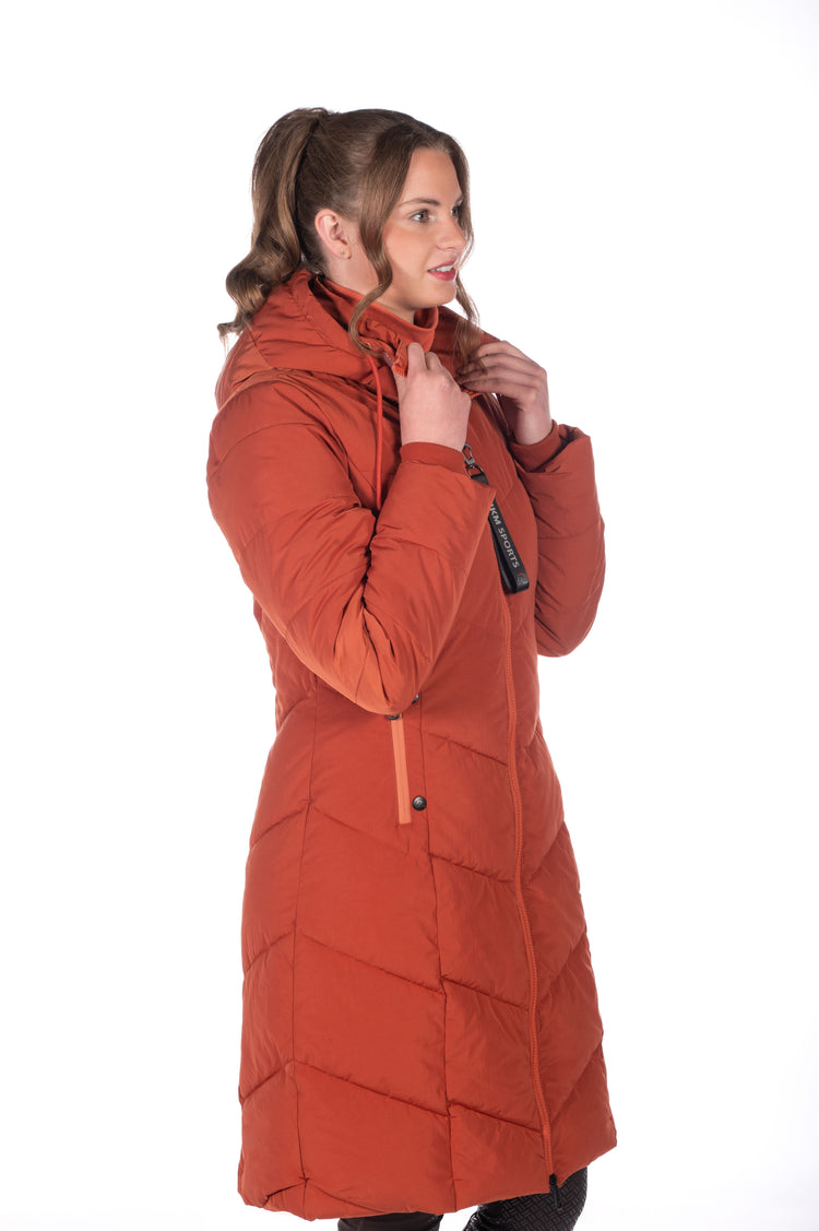 hkm riding coat toronto with fleece lined pockets and cuffs