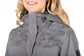 hkm washington equestrian coat with reflective safety details grey