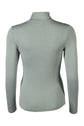 hkm supersoft II melange shirt with sporty zip collar
