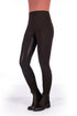 hkm rio riding legging high waisted design for winter riding brown