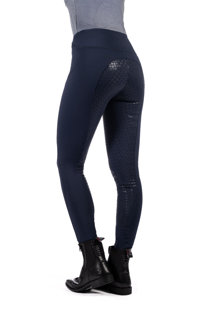 hkm rio riding legging insulated fabric brushed inside