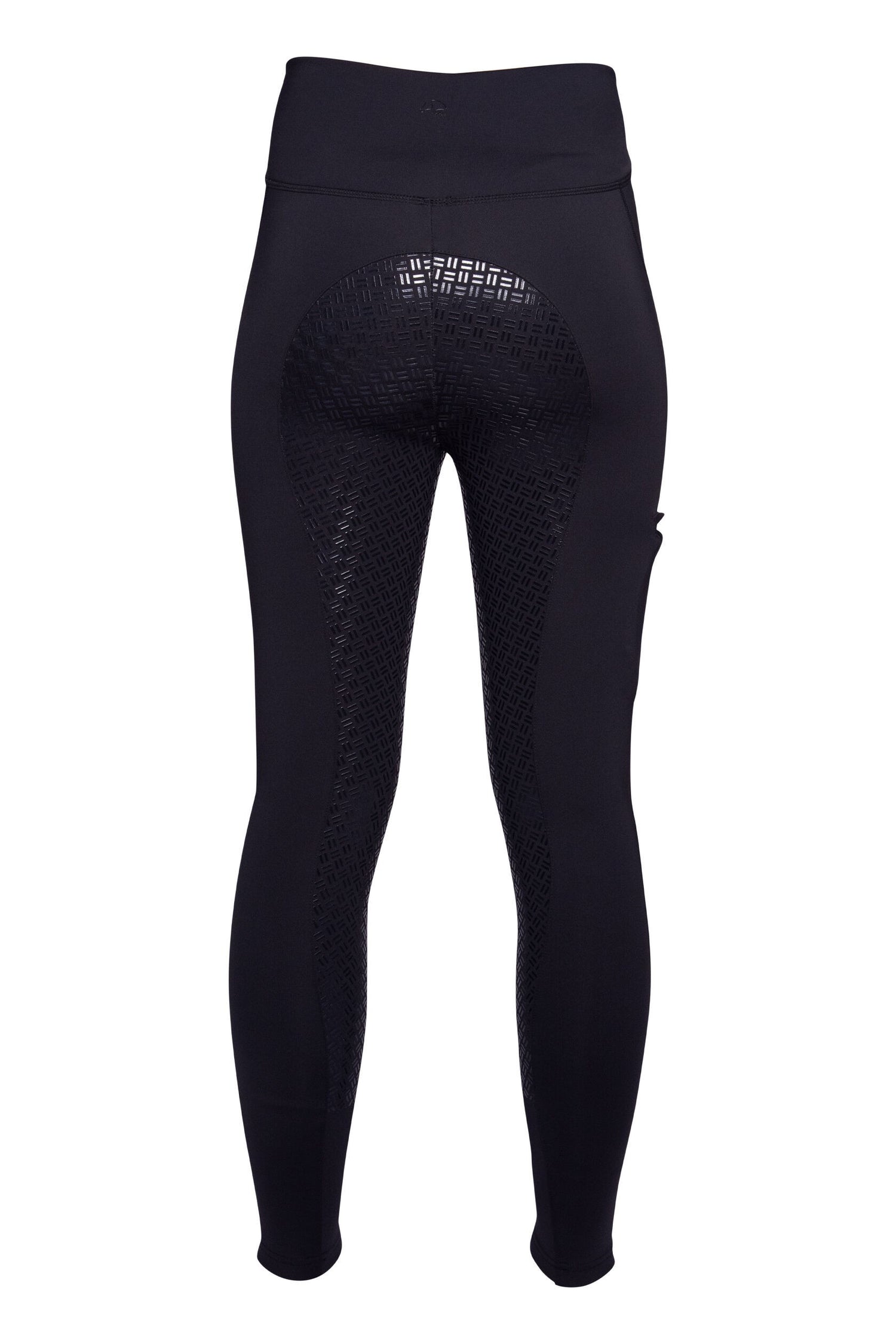 hkm riding legging rio silicone full seat with high waist blue