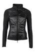 hkm jacket prag II style jersey nylon breathable quilted riding jacket black