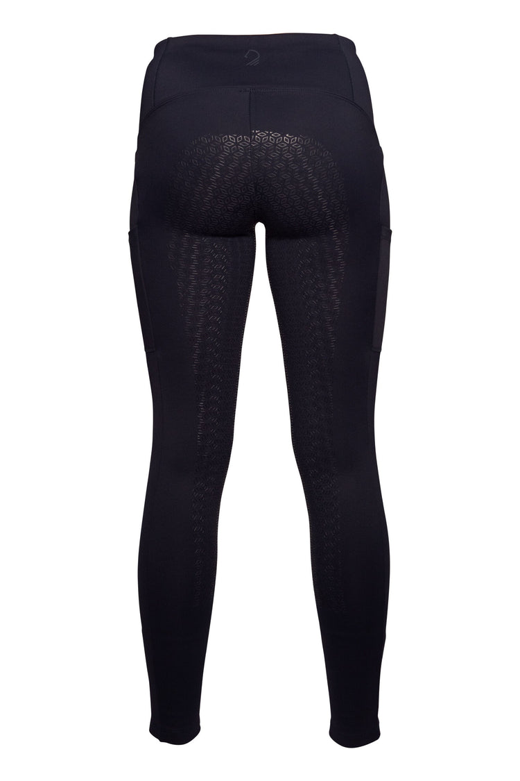 lauria garrelli riding leggings arezzo with silicone full seat blue 