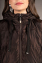 warm riding vest brown