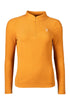 Training shirt with zip orange