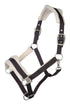 Padded head collar with beige teddy fur