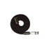 Horse rope with leather ends dark brown