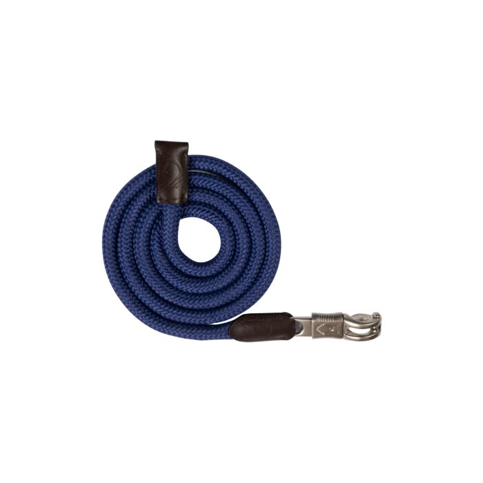 Lead rope with panic hook blue