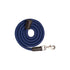 Lead rope with snap hook blue