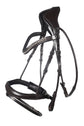 lauria garrelli anatomical bridle with swedish noseband dark brown