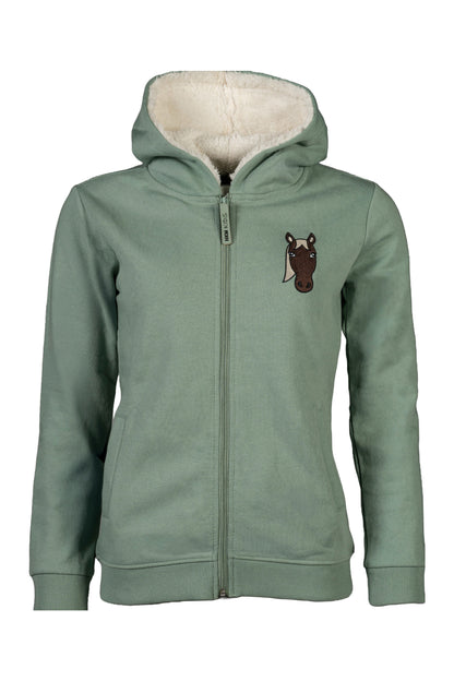 comfortable riding hoody for kids with equestrian design