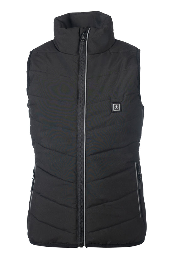 hkm heating vest slimline style with adjustable temperature black