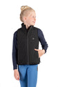warm windproof riding vest for children with heating function