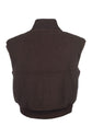 Cozy equestrian vest brown