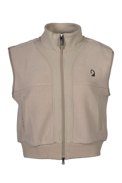 Riding vest with 2-way zipper