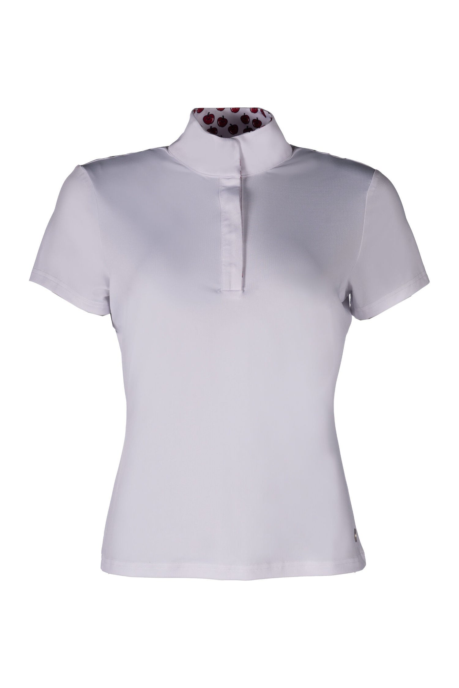 HKM Competition Shirt Hunter Short Sleeve with breathable mesh fabric white