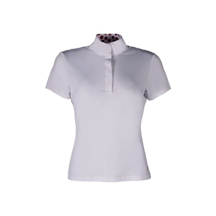 Equestrian show shirt with mesh panels