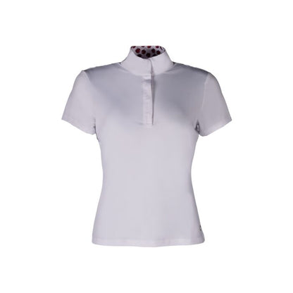 Equestrian show shirt with mesh panels
