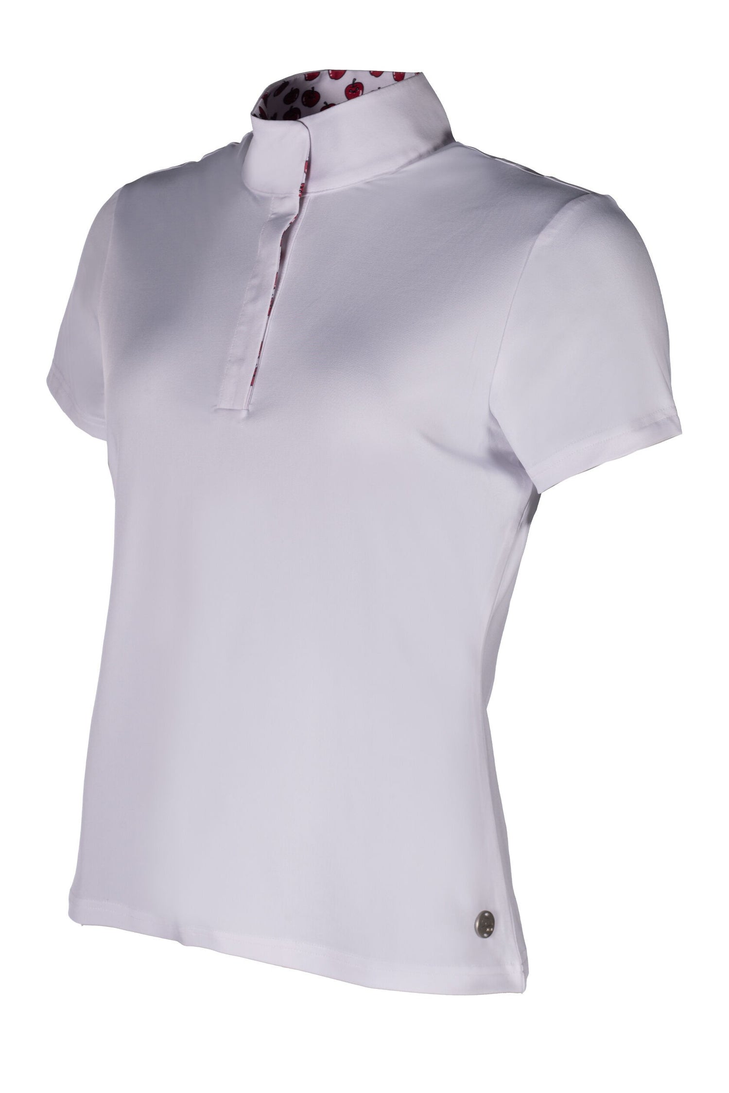 breathable short sleeve competition shirt with mesh for riders