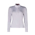 Long sleeve competition riding shirt breathable white