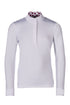 hkm kids competition shirt hunter long sleeve with mesh inserts