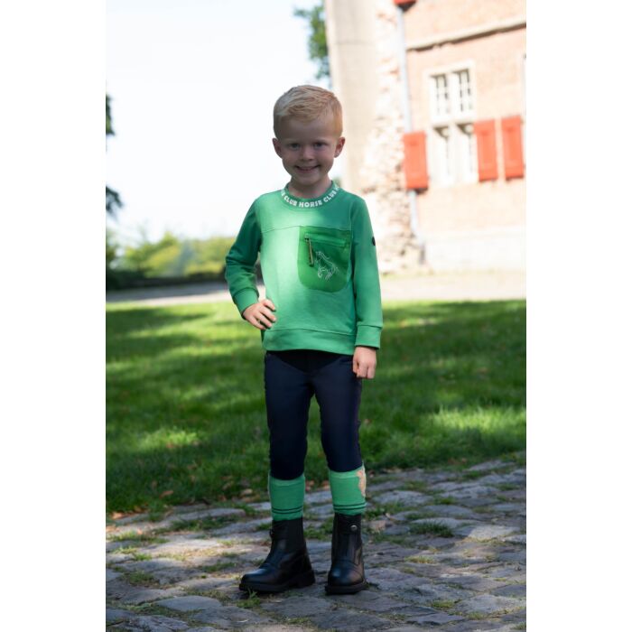 Kids riding breeches silicone full seat