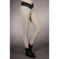 Close-up of silicone full seat riding leggings