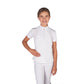 HKM kids riding competition shirt breathable fabric white