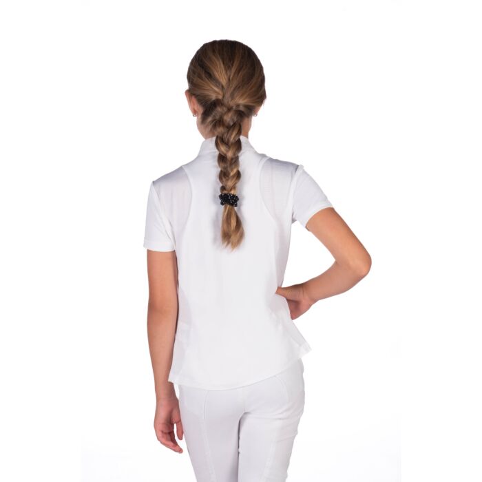 Kids riding competition shirt with mesh ventilation
