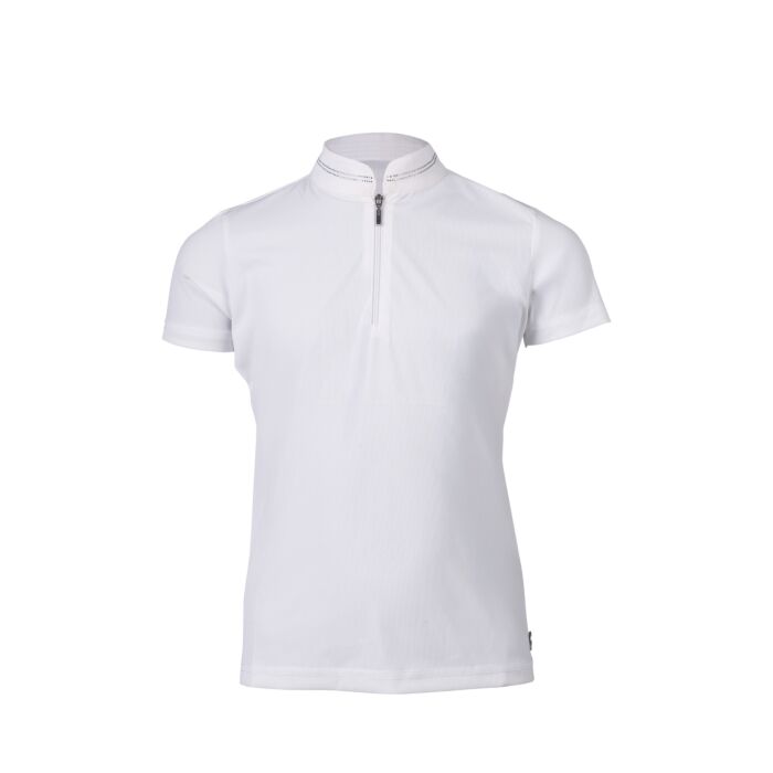 Children equestrian show shirt white