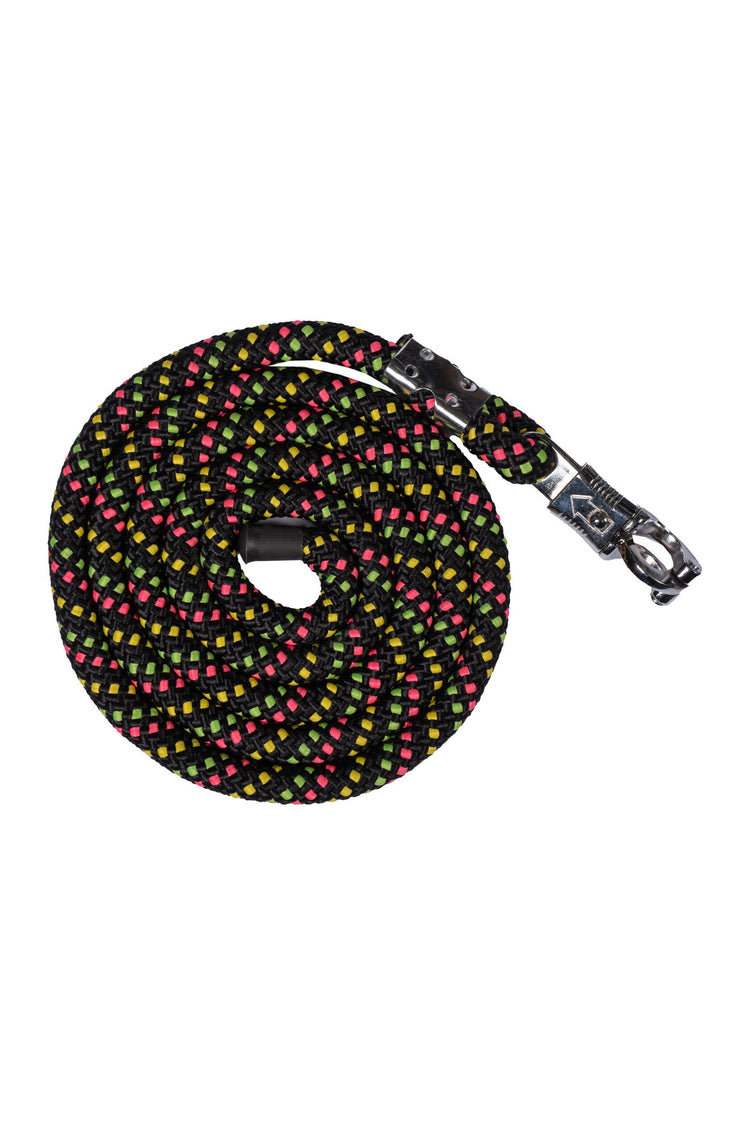 Horse lead rope with panic safety clip
