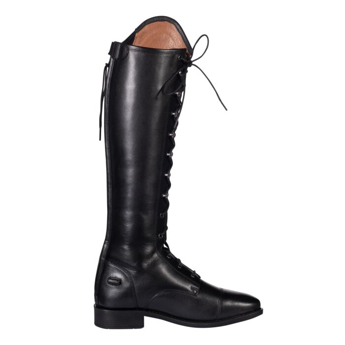 HKM Glam Lace kids riding boots patent detail