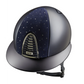 Blue Textile Polo Visor Helmet