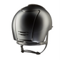 Premium textile riding helmet with Swarovski crystal details black
