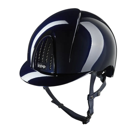 Dark Blue gloss equestrian helmet
