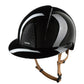 Smart Nova polo visor helmet black with beige strap black
