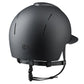 Textile equestrian helmet with Polo peak