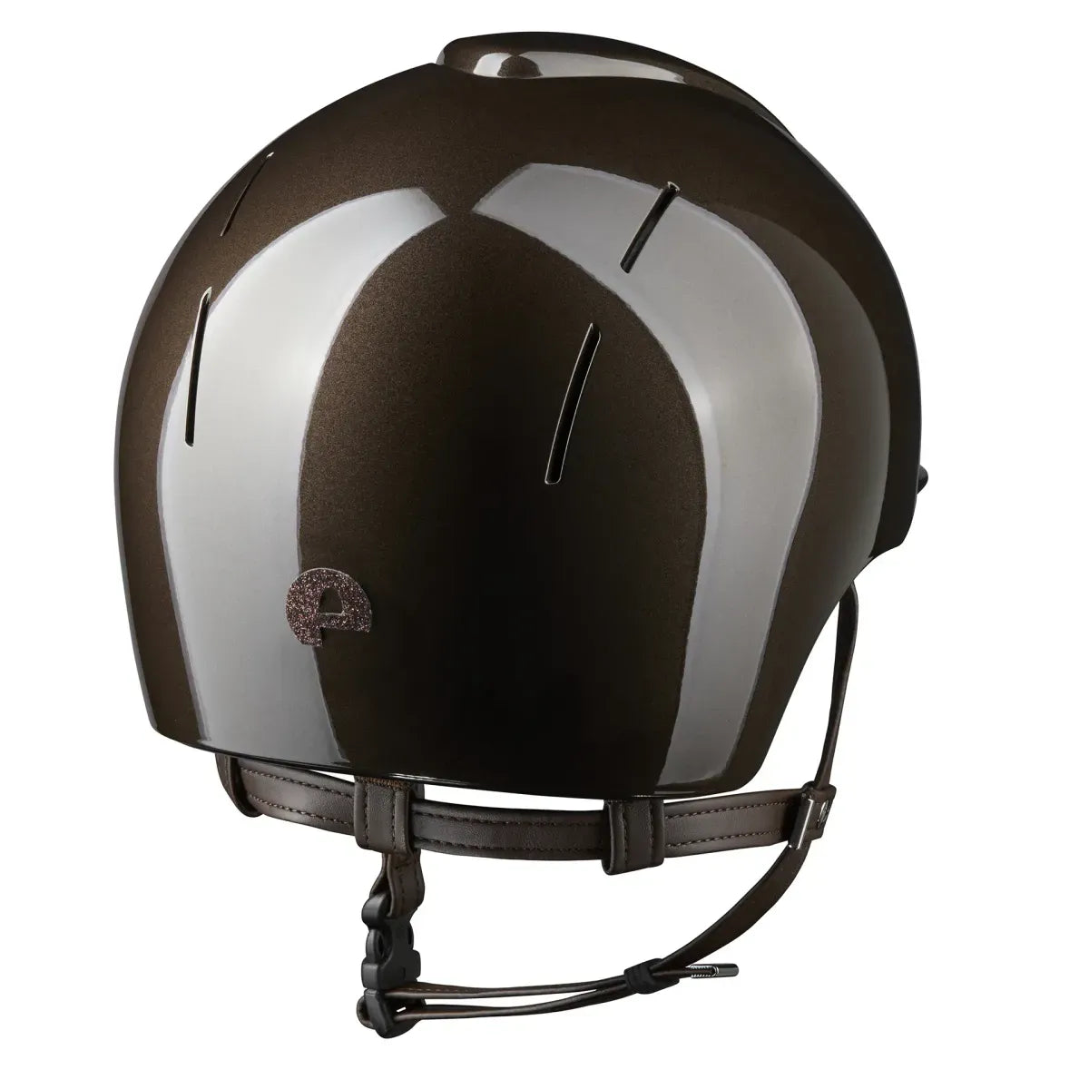 Premium Italian riding helmet polished finish and glitter