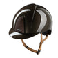 Smart Nova riding helmet glitter star polished panel brown