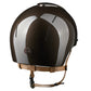 KEP beige strap helmet with glitter star front insert