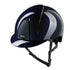 Show jumping helmet polished shell star sparkle blue