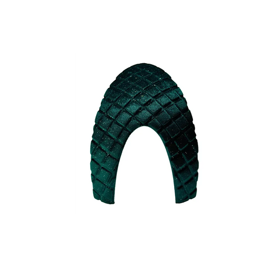 Velvet front insert for customizable riding helmets