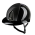 Premium equestrian helmet made in Italy black