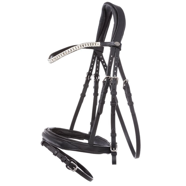 Anatomic bridle with fully removable flash strap